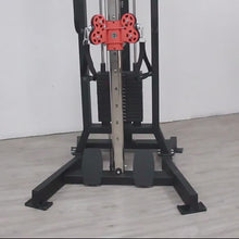 Load and play video in Gallery viewer, Single Cable Crossover and Chin Ups Gym Machine
