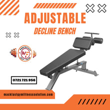 Load image into Gallery viewer, Adjustable decline bench
