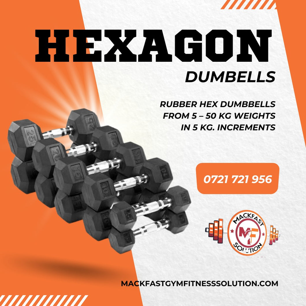 Hexagon dumbbell